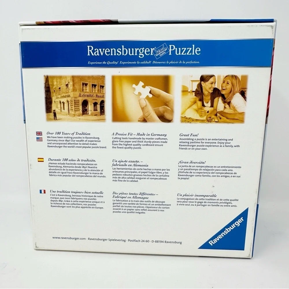 Ravenburger 1000 piece Puzzle Mountain Canoes